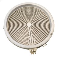 Конфорка стеклокерамическая двухзонная, D230/155mm, 2200/1000W, Китай, разбор (6589745)