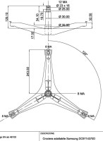 Крестовина барабана SAMSUNG (cod743, DC97-14370D)