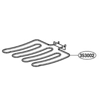 ТЭН духовки LG нижний 1500W (EBZ63188242)